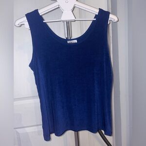 Chico's Vibrant Blue Tank Top - sz3(XL) (P25)